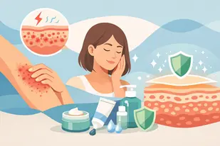 濕疹發作期護膚步驟：先止痕消紅，再修復屏障