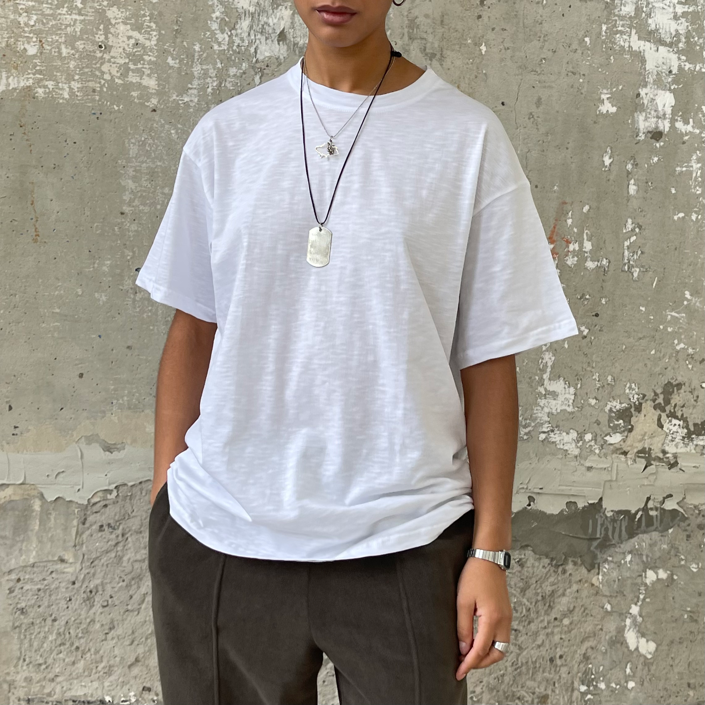 Футболка кулір біла