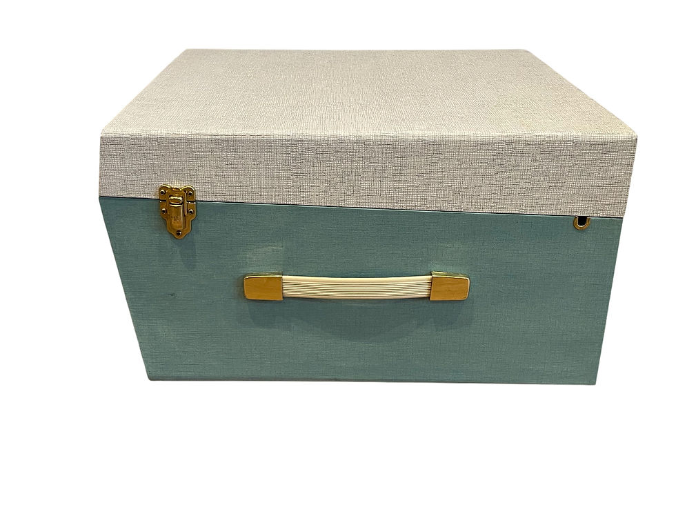 Thumbnail: Dansette Bermuda Record Player in Light Blue and White