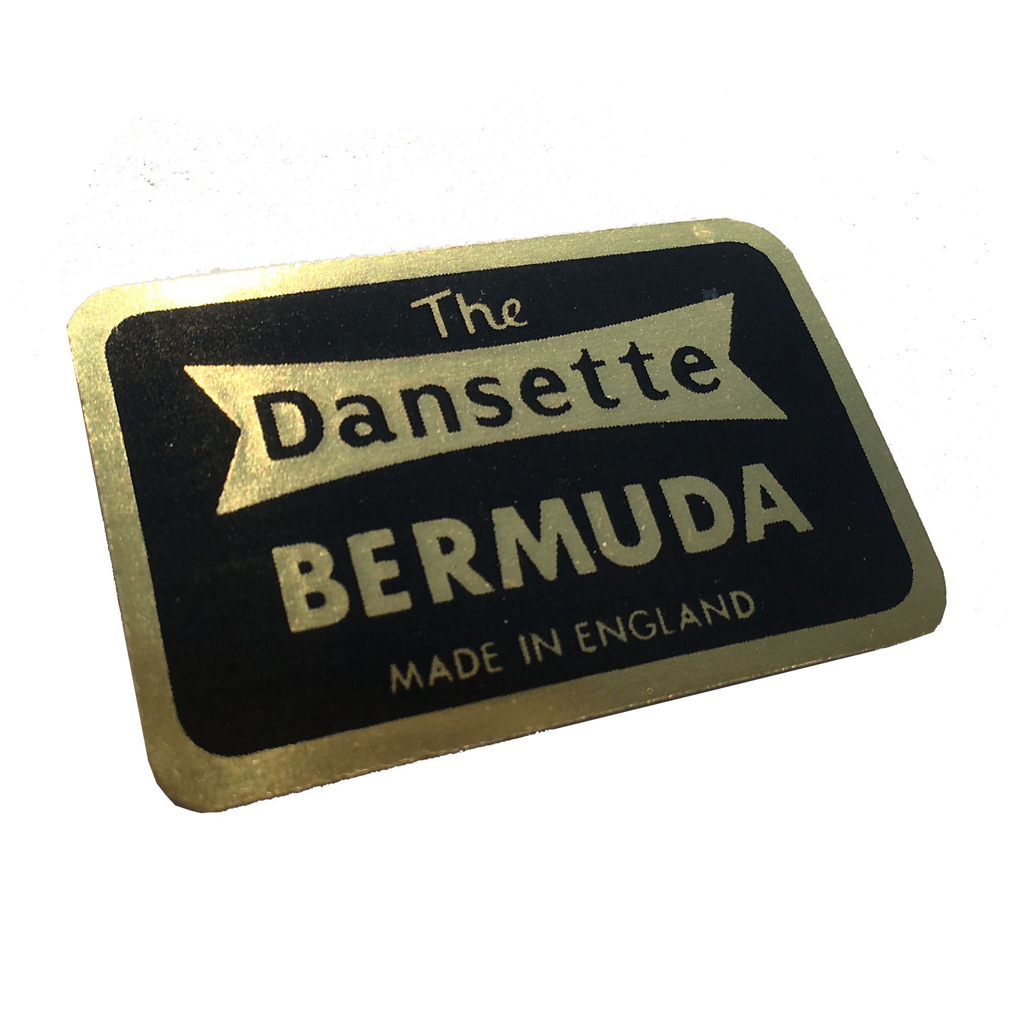 Dansette Bermuda Lid Label
