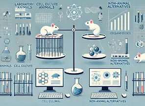 DALL·E 2024-07-30 22.21.37 - A simple, clean image for a website about laboratory animals