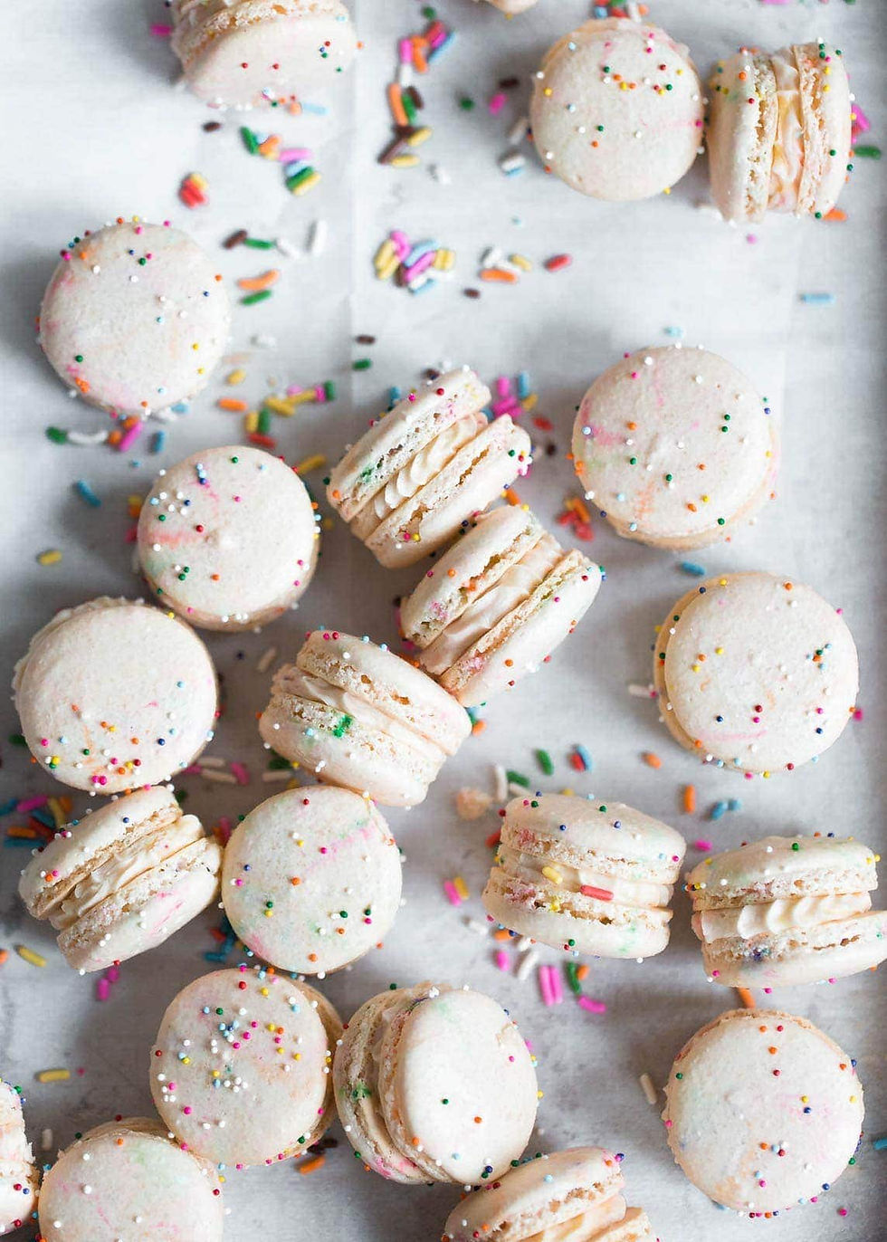 Birthday Cake Macaron