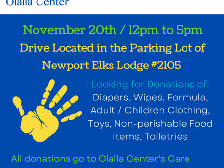 Olalla Center Seeks Care Closet Donations