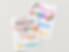 pride month face painting word board canva template