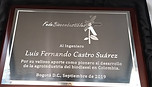 Placa Conmemorativa Plata alemana espejo