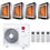 Miniature : Climatiseurs Quadri-splits LG Gallery climatisation MU5R30.U40/9121212/ARG