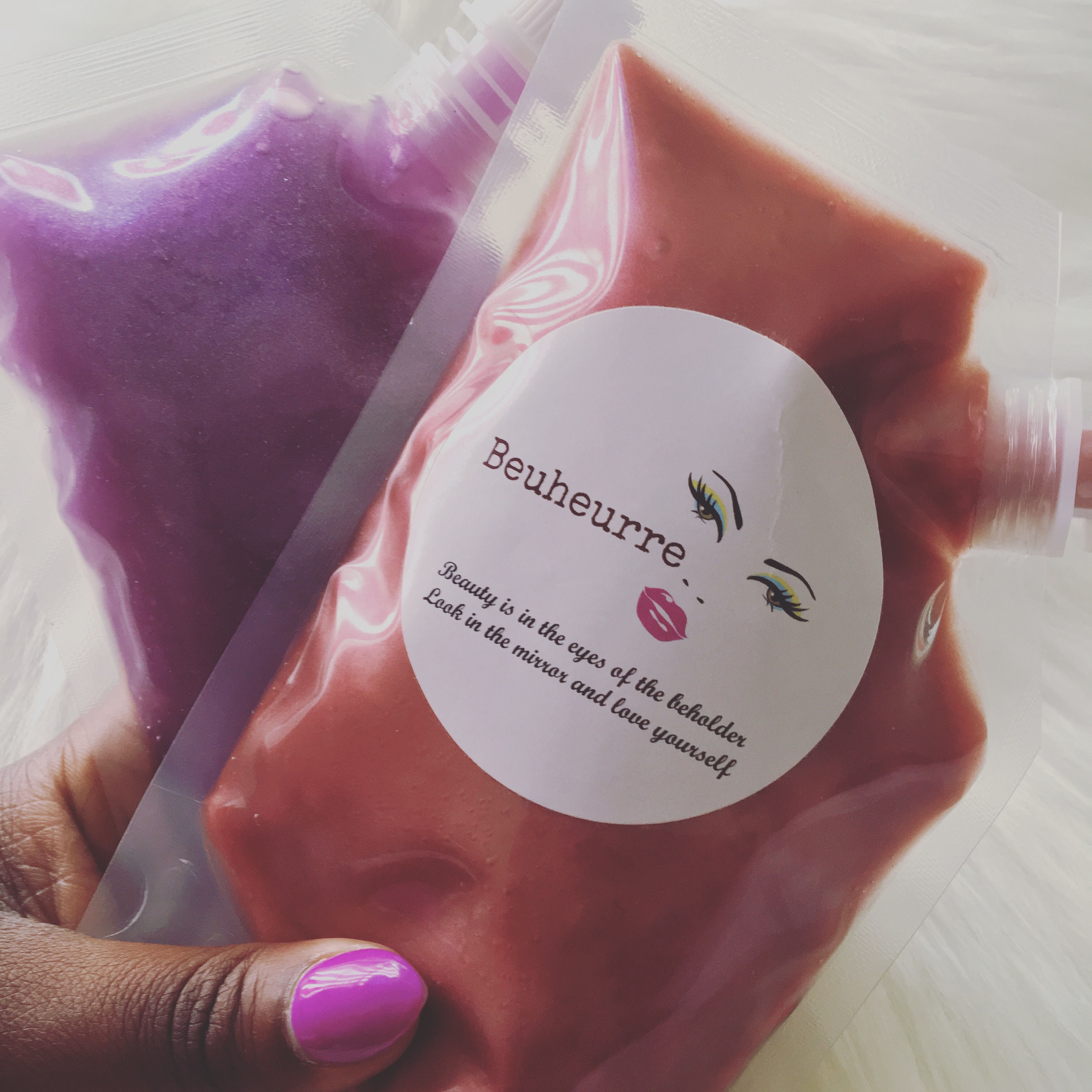 8oz Premade  Lipgloss Pouch