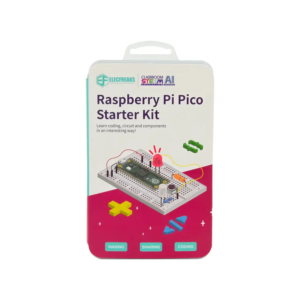 Kit inicial Raspberry Pi Pico (sem placa pico)