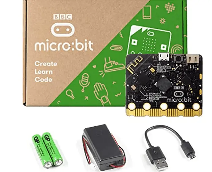 Componentes incluídos no KIT:Microbit