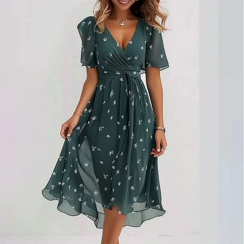The Paros Printed Dress
