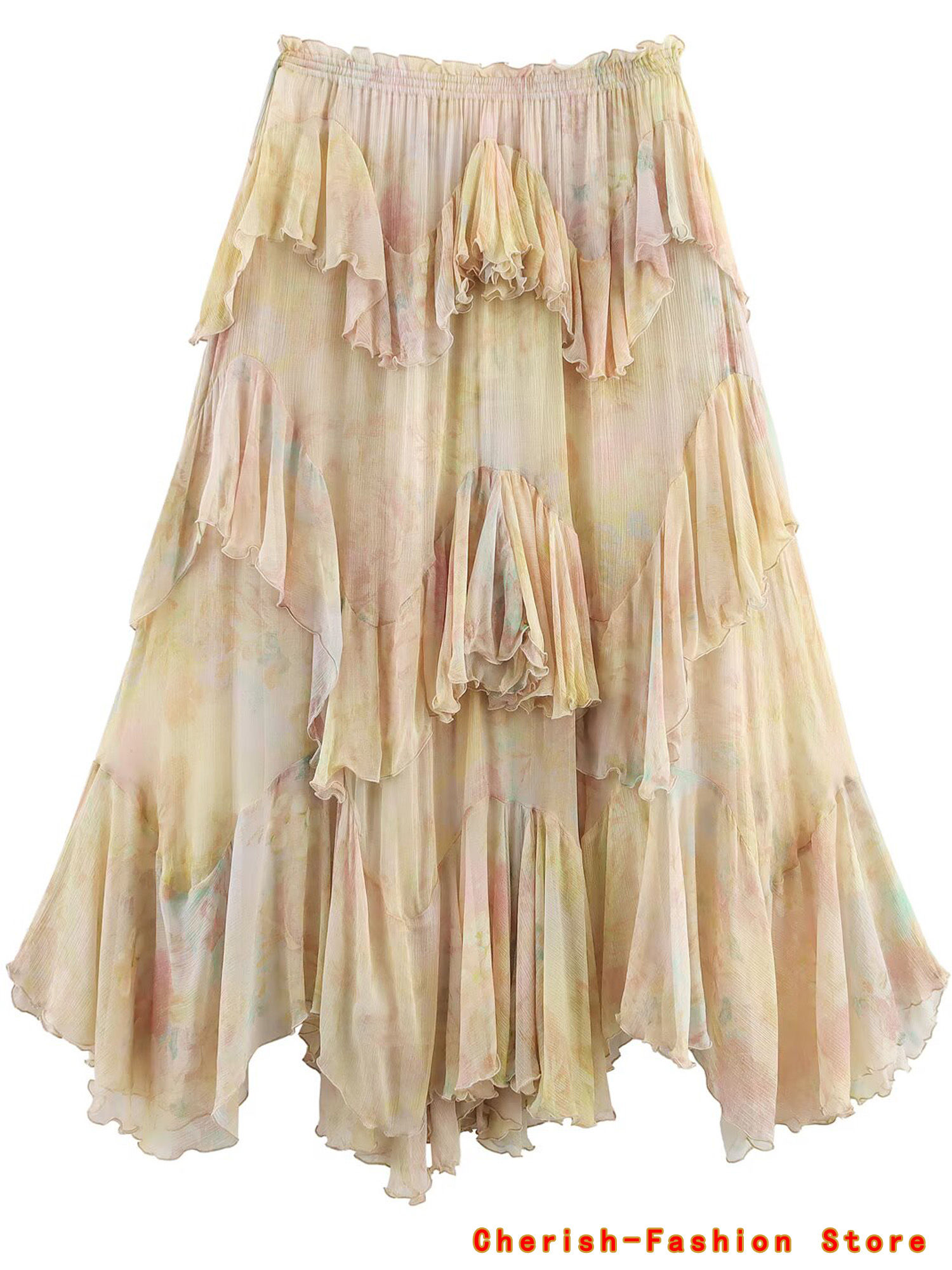 The French Style Floral Skirt