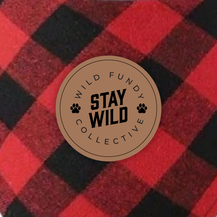 Thumbnail: Official Wild Fundy Plaid Dog Bandana