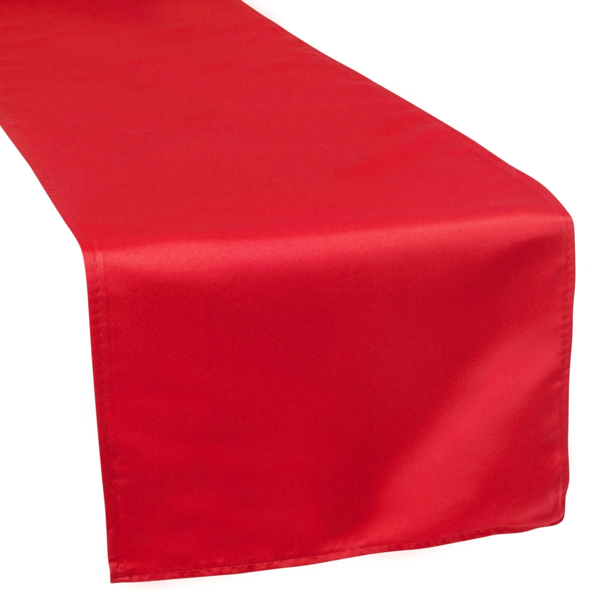 Satin Table Runner - Red