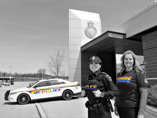 Sgt. Mina Rahravan and Susan Gibbs