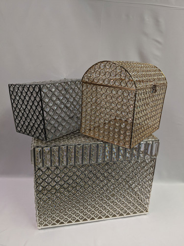 Crystal Money Boxes Starting at | Kmpartyrental