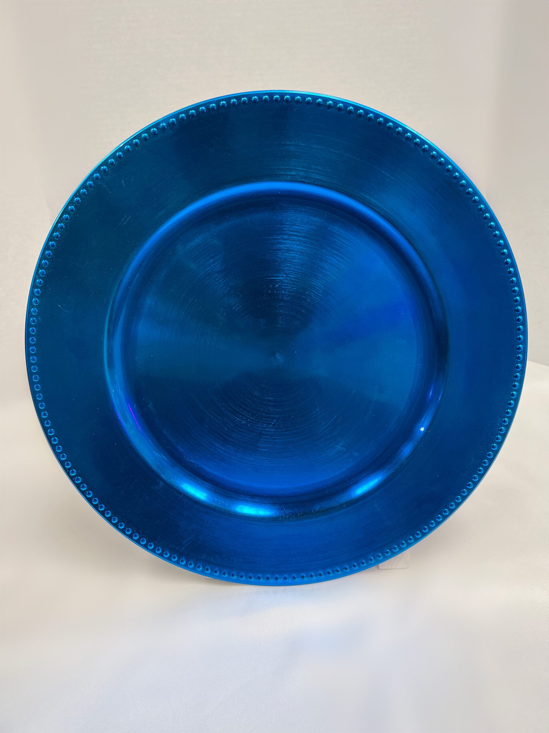 Blue Acrylic Charger Plate