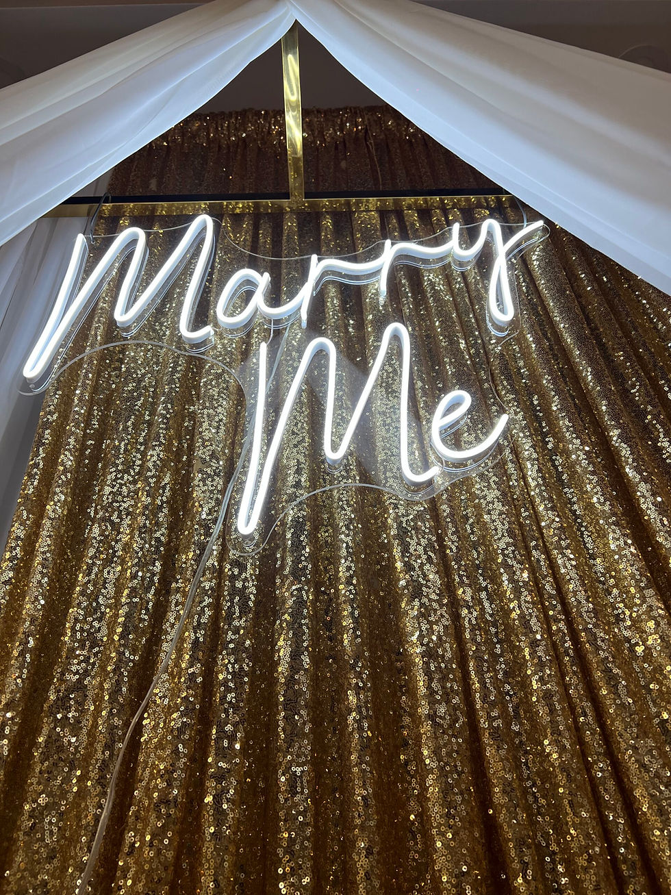 Neon Sign Marry Me