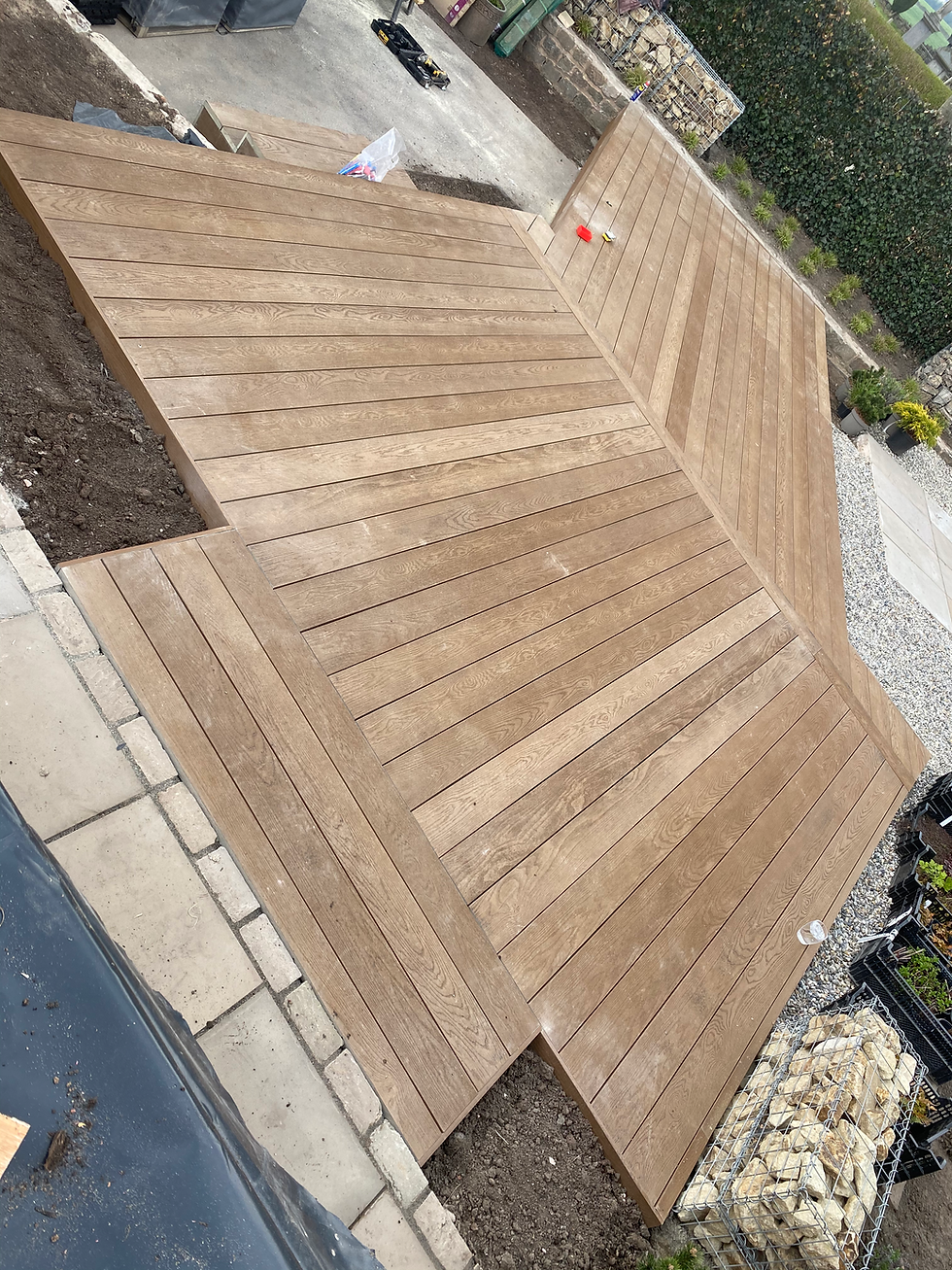 Custom decking installation