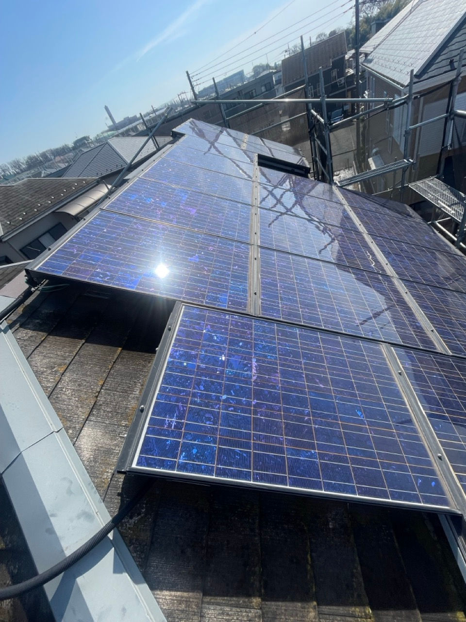 太陽光発電設備の撤去工事