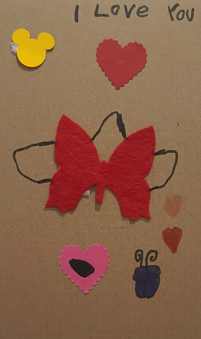 Collage made by one of our little visitors (Credit: Amy Shaw)