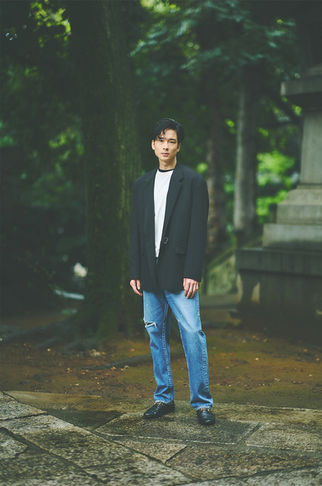 山崎俊 SHUN YAMAZAKI  モデル　MODEL velbed VELBED.東京モデル事務所 model agency