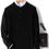 Thumbnail: New Men's POLO Collar Sweater  Autumn Winter Thick Long Sleeve Business Pullover
