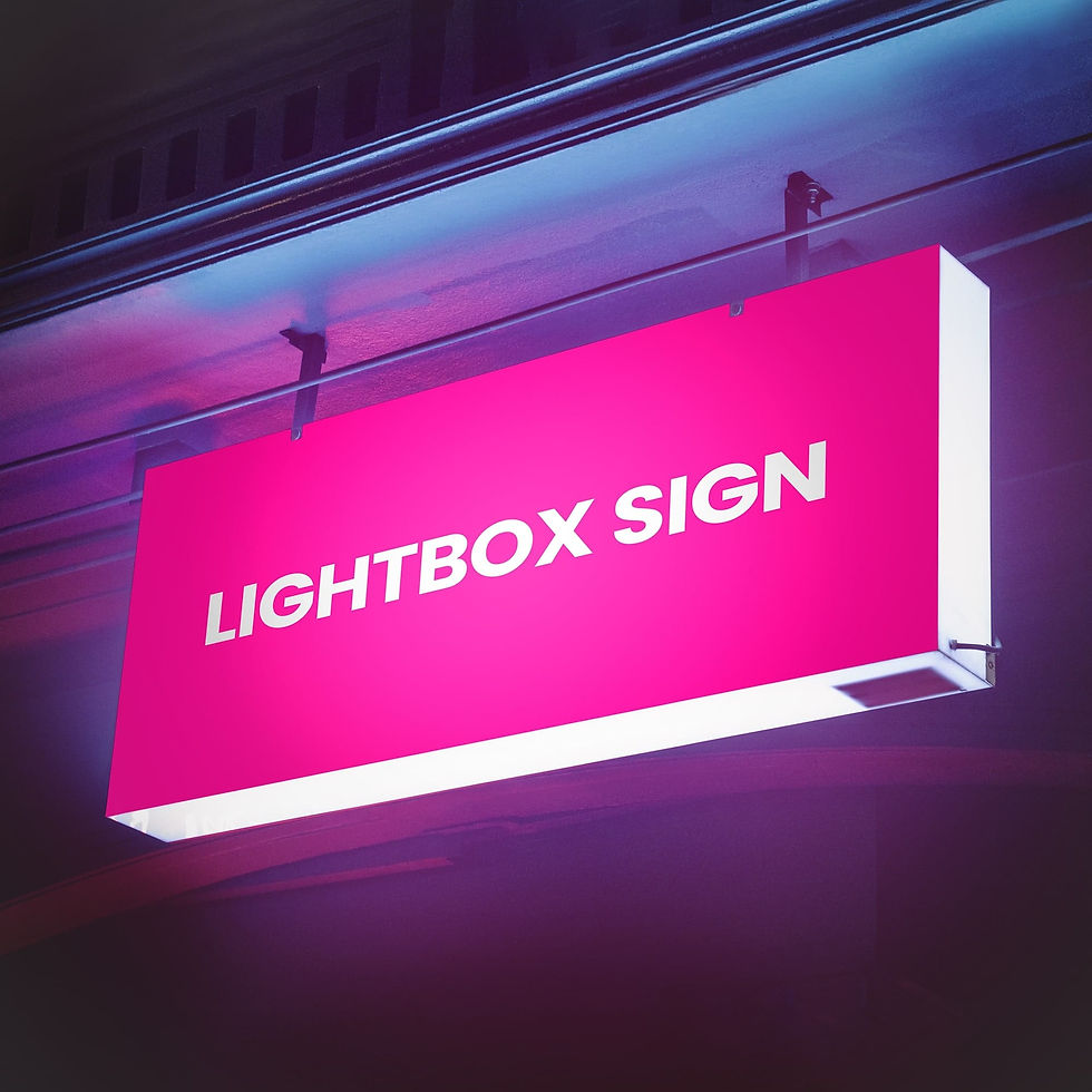 light box sign
