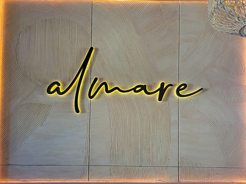 backlit acrylic sign