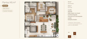 apto 145m edifício casa horizonte construtora