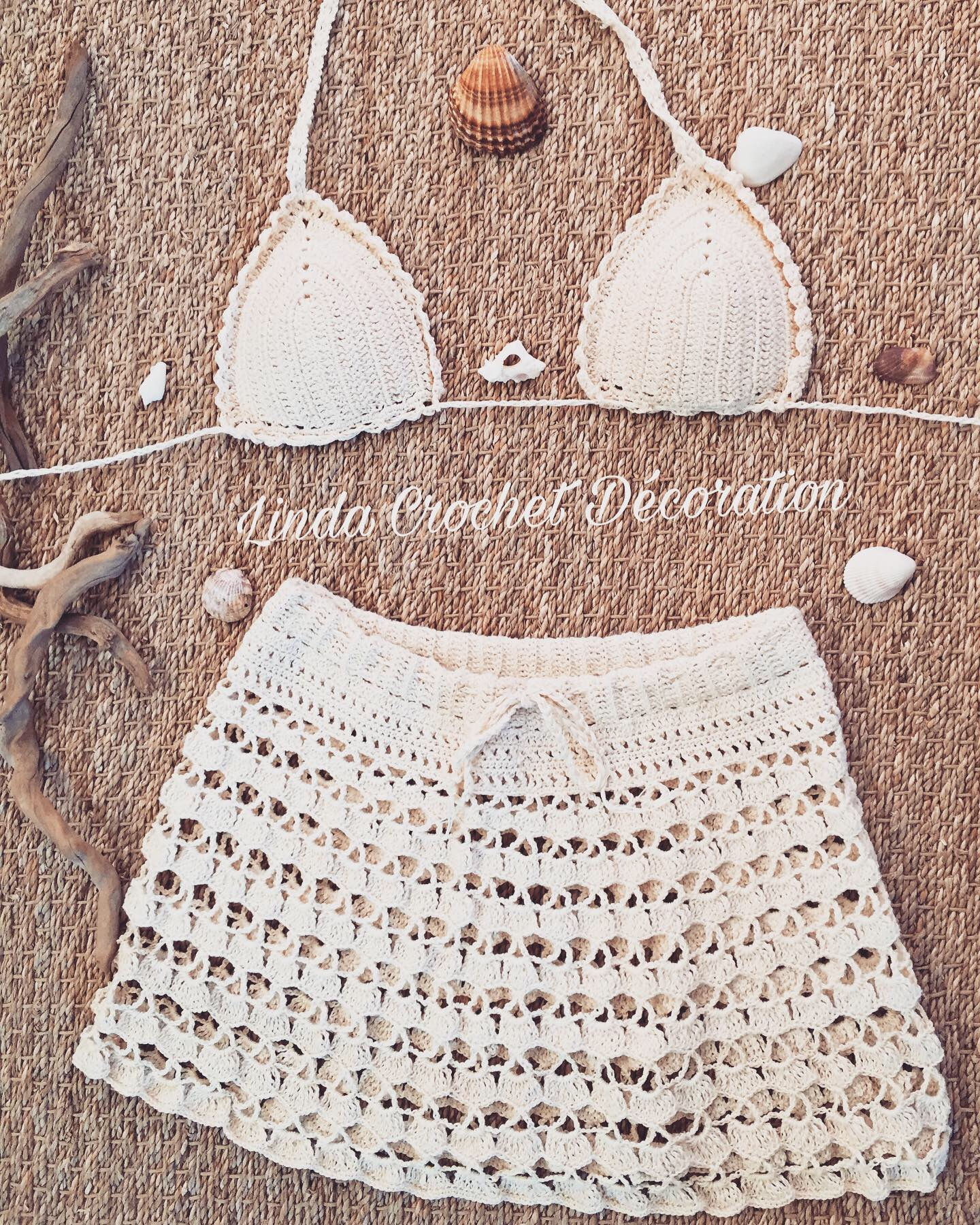 Ensemble de plage beige