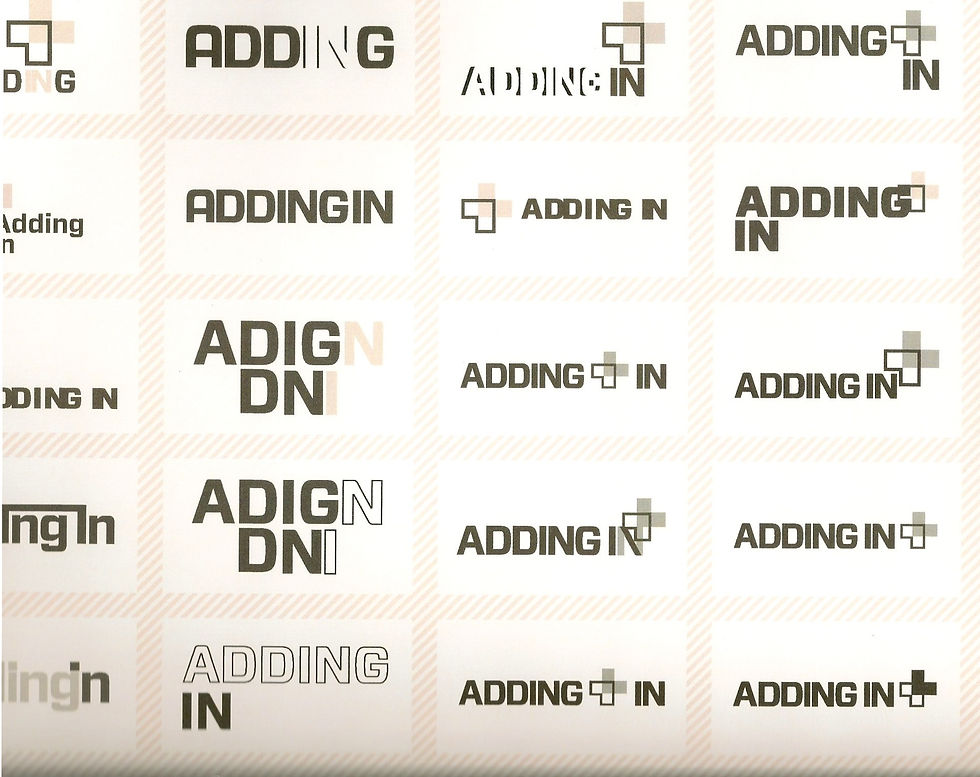 Logo exploration greyscale