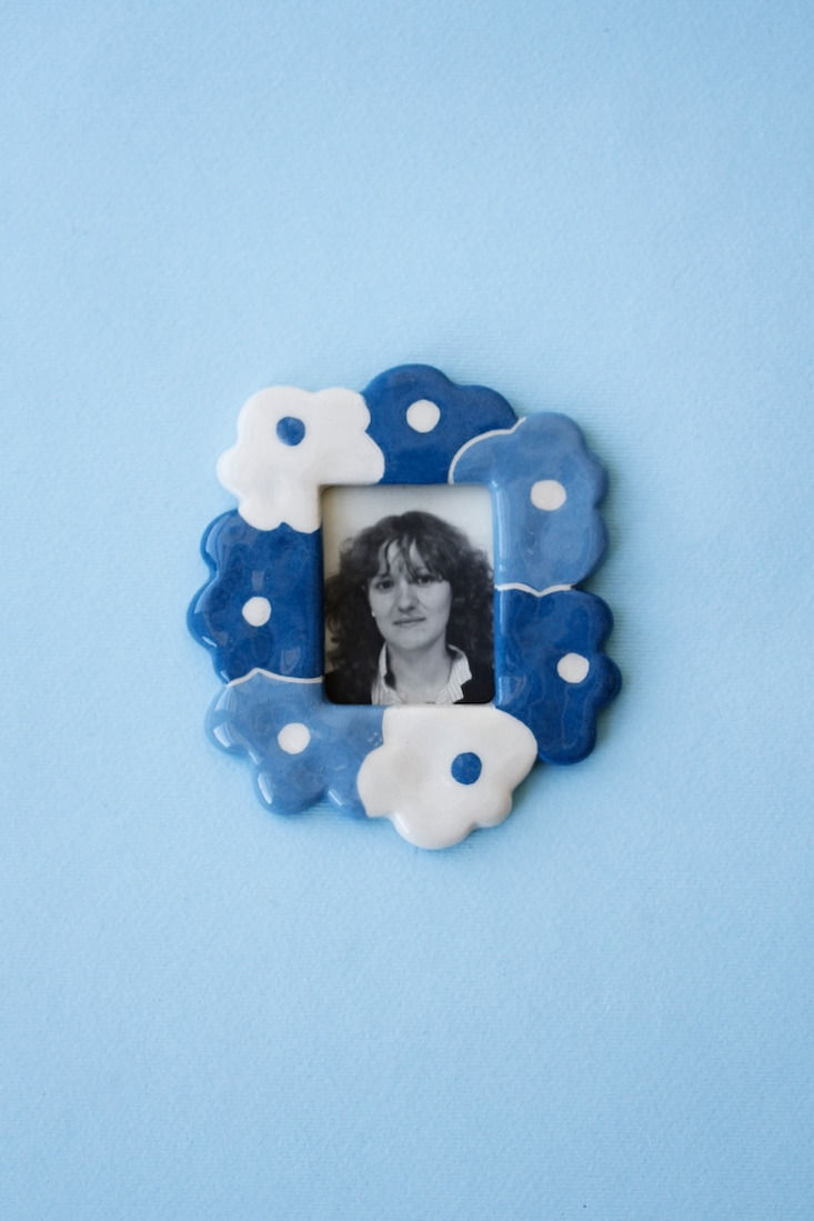 LE CADRE PHOTO D'IDENTITÉ LARGE FLEURS