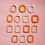 Miniature : LES CADRES PHOTO D'IDENTITÉ ORANGE CLAIR ET FLASH