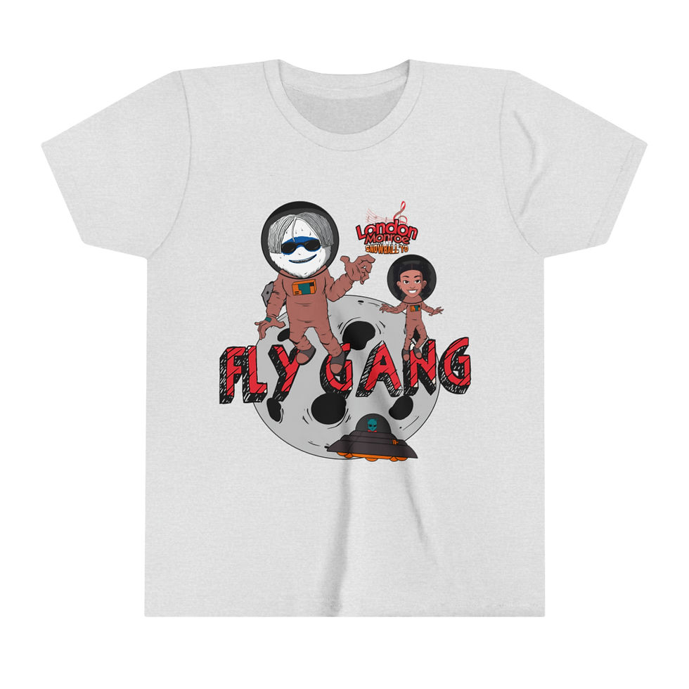 Thumbnail: London Monroe and Snowball'Yo, Fly Gang Youth shirt