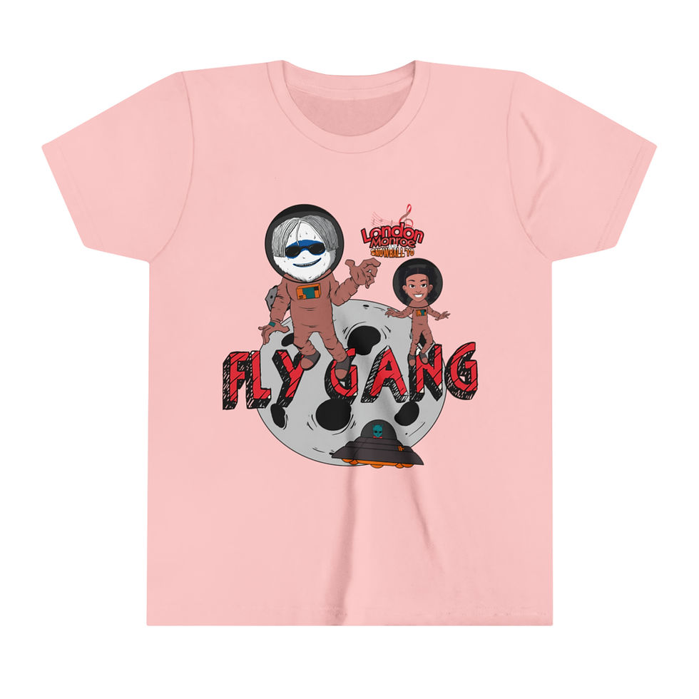 Thumbnail: London Monroe and Snowball'Yo, Fly Gang Youth shirt