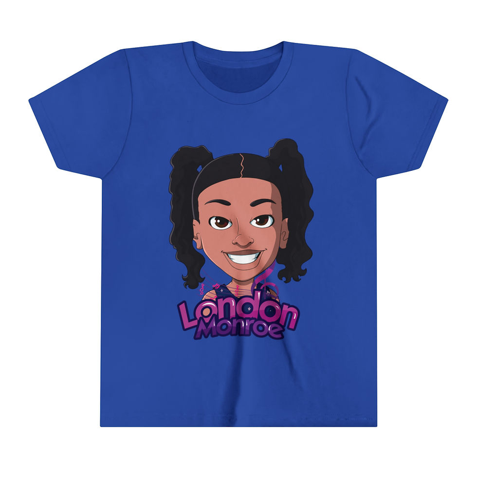 Thumbnail: London Monroe I AM HER Youth shirts