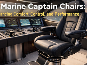 Marine Captain Chairs: Boosting Comfort, Control, and Performance in Modern Vessels