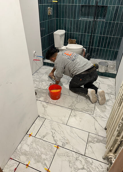 bathroom floor tiles