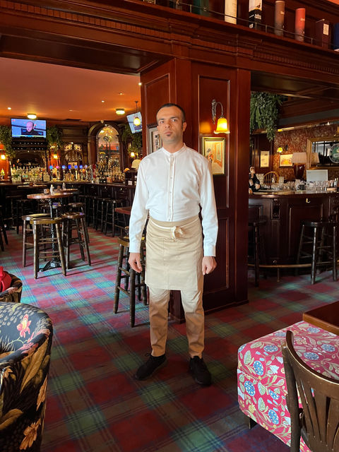 Restaurant Uniform, Shirt, Pant, Apron