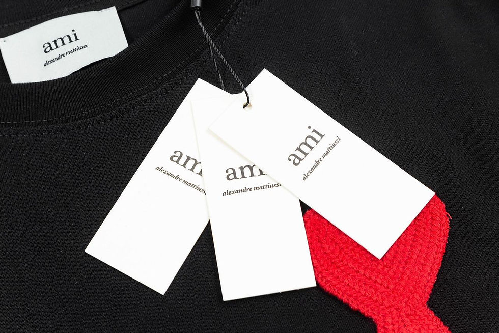 Miniatura: Remera AMI Corazón Chico Negro