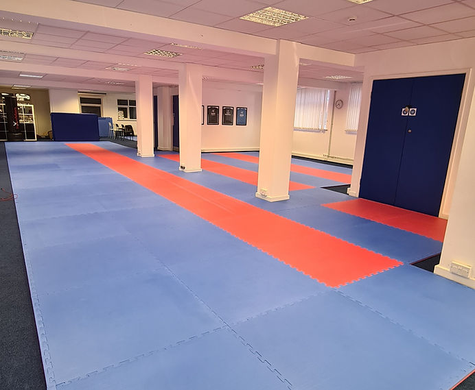 Training area at the Leeds South AEGIS Martial Arts Academy