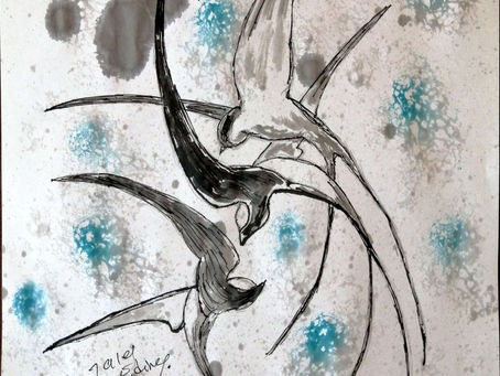 Swallow's danse Ink