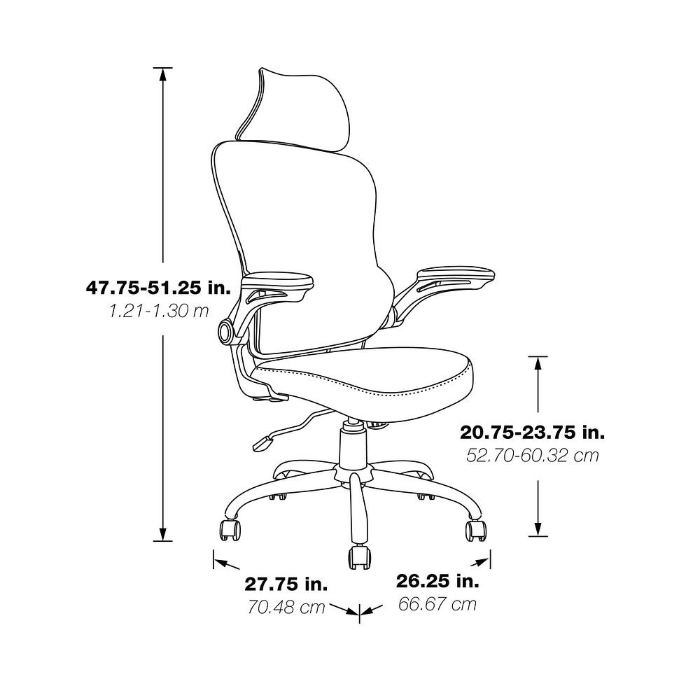 Thumbnail: EM60946HR - Mesh Back Manager's Chair with Headrest