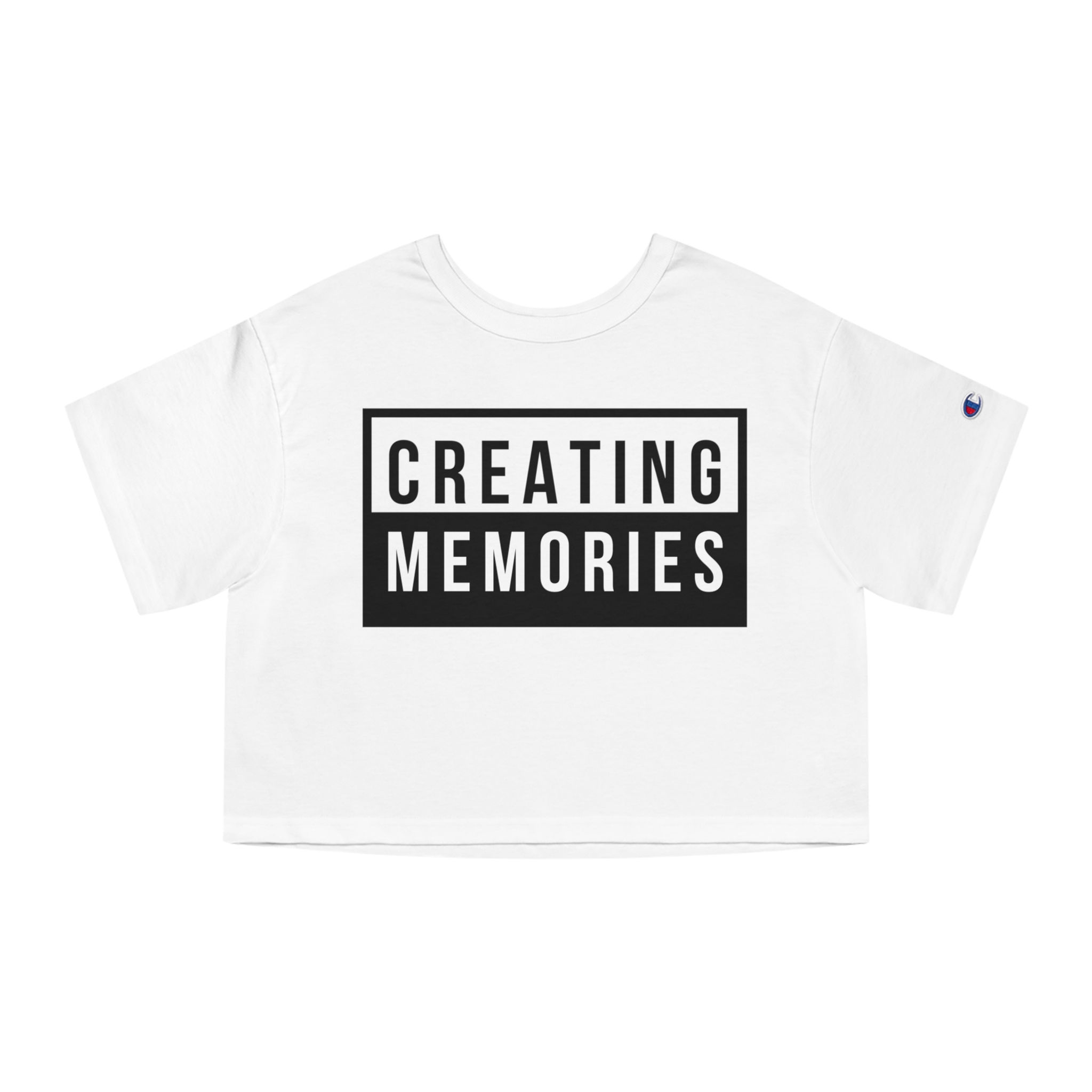 Cropped T-Shirt Creating Memories Miss Cant Stay Still® Design