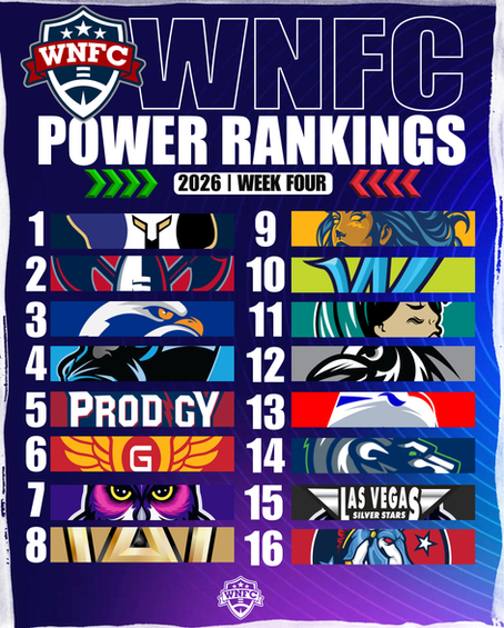 Week 5 WNFC Rankings
