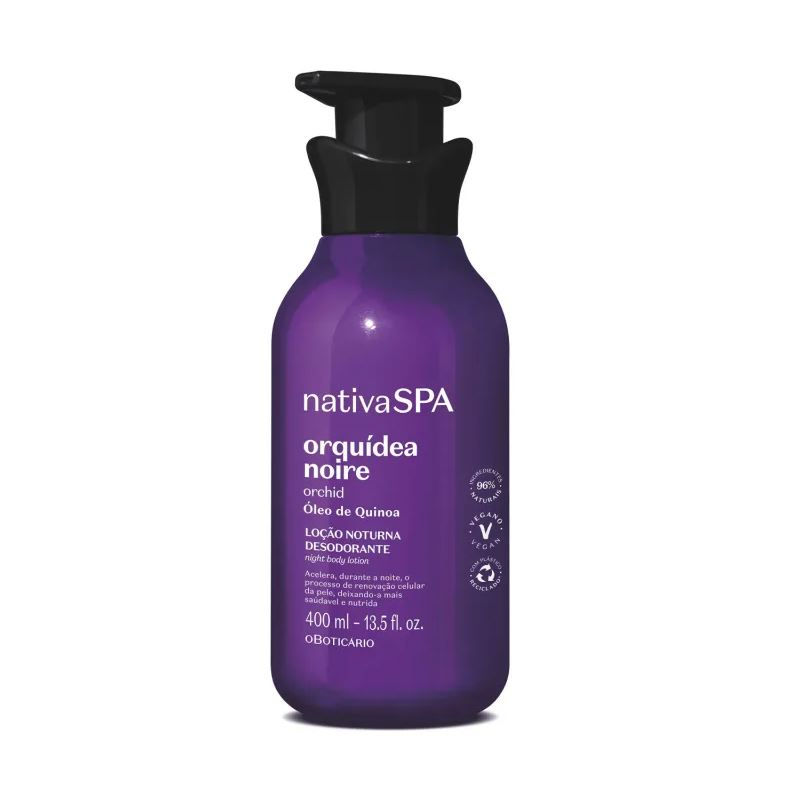 NATIVA SPA Black Orchid (Orquídea Noire) Moisturizing Body Lotion 400ml