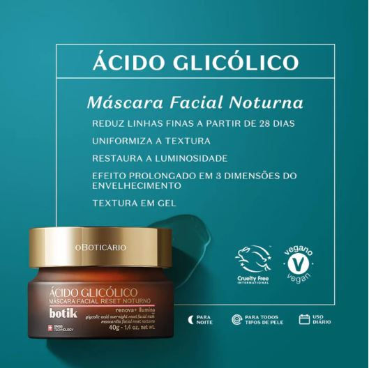 Thumbnail: Botik Night Face Mask Glycolic Acid 40g
