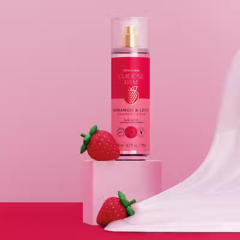 Thumbnail: Cuide-se Bem | "Morango e Leite / Strawberry & Milk" - Body Splash, 200ml