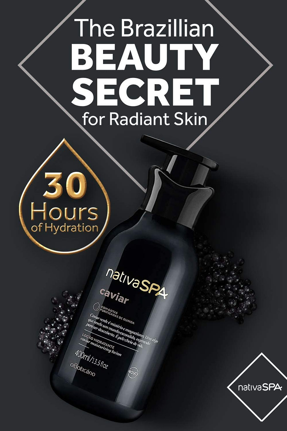 Thumbnail: NATIVA SPA CAVIAR Moisturizing Body Lotion_400ml