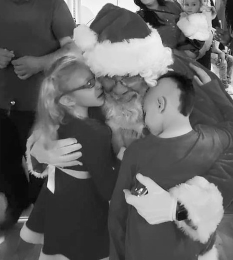 The joy of Santa